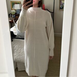 ASOS White sweater dress